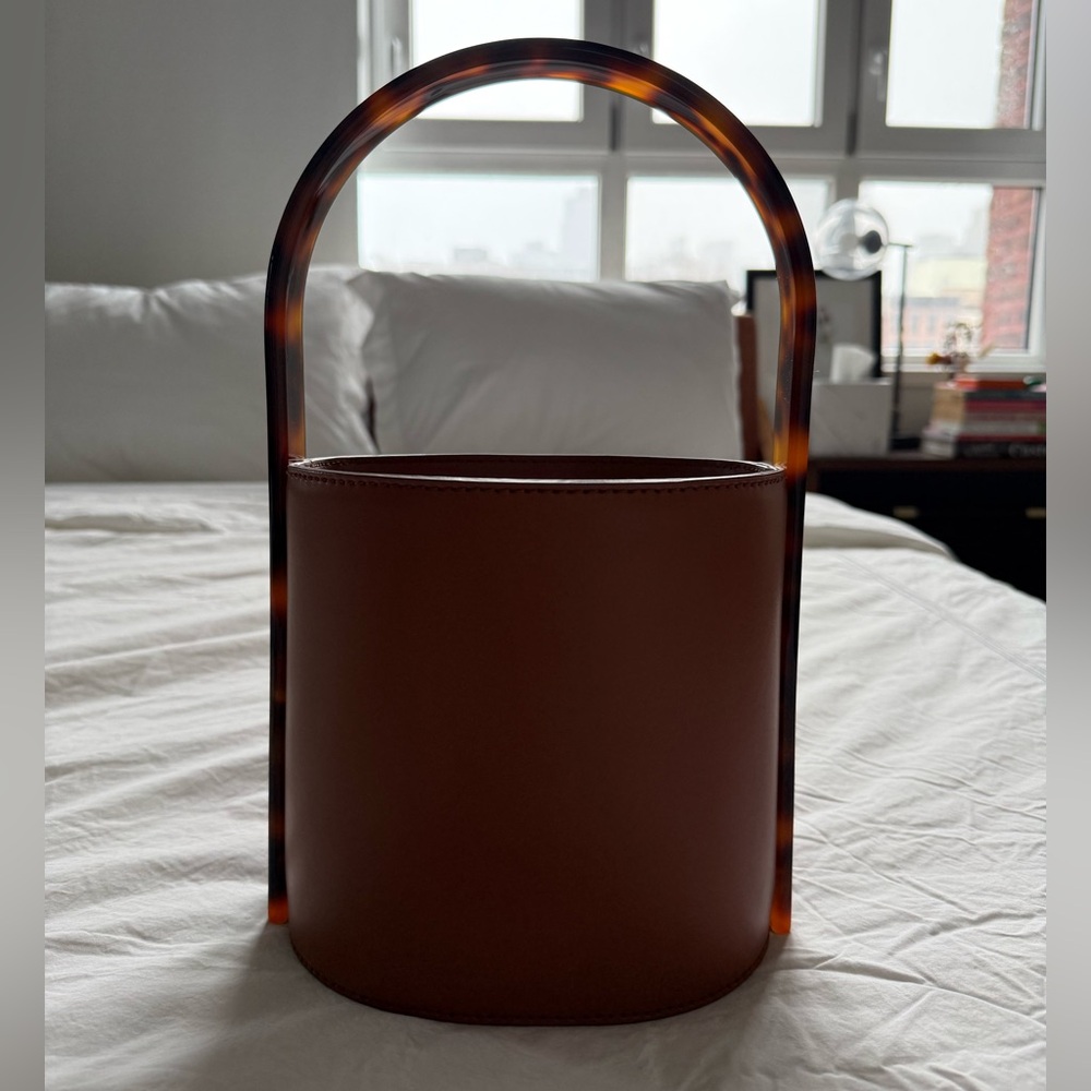 STAUD Tortoise Bissett Bucket Bag